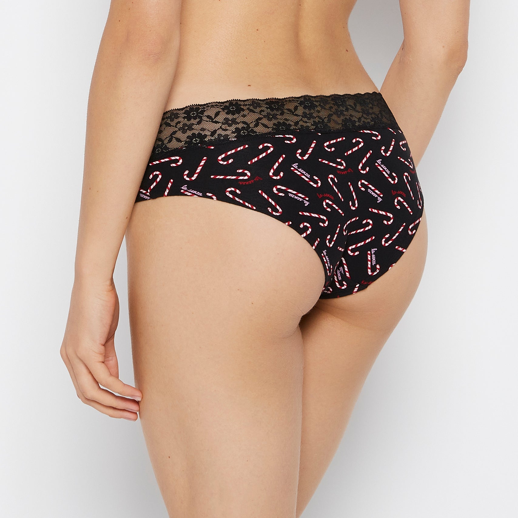 La Senza Culotte taille basse mignonnes cannes de bonbon