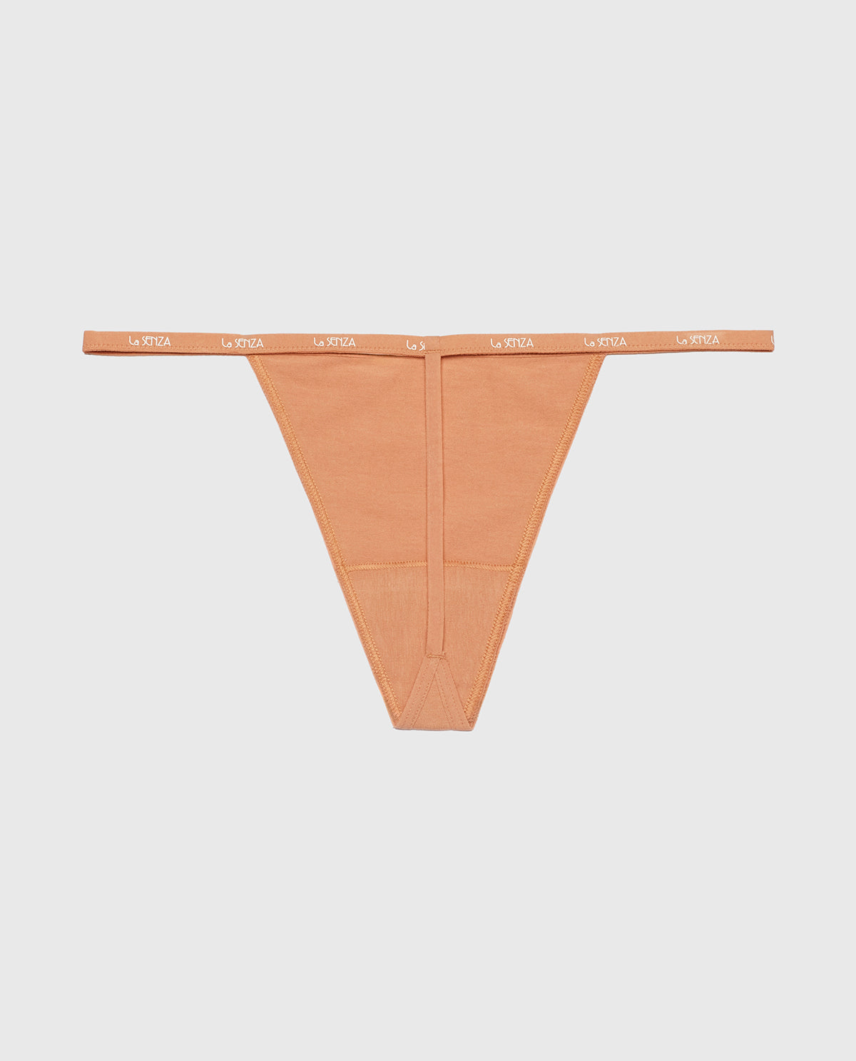 La Senza G-Sring Panty with Logo Trim in Cork