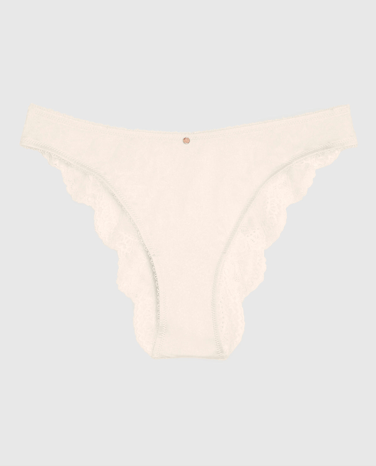La Senza Cheeky Panty with Lace Back in Ivory Dawn