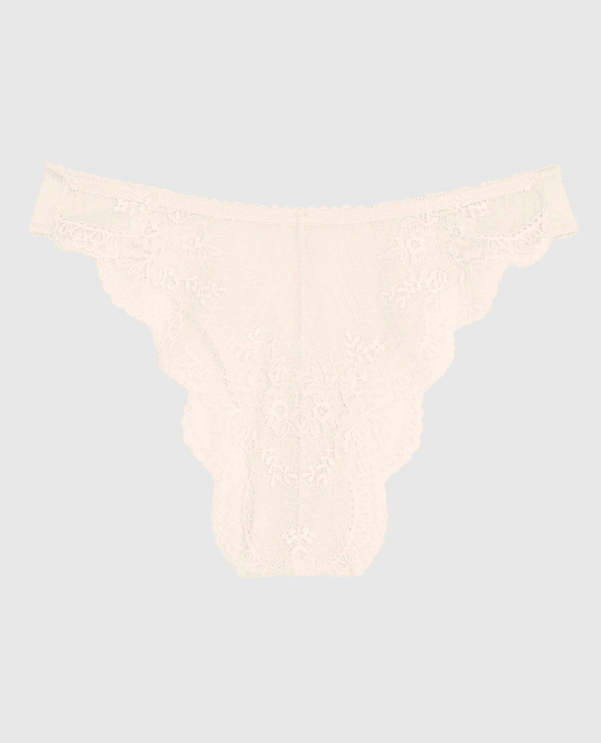 La Senza Cheeky Panty with Lace Back in Ivory Dawn