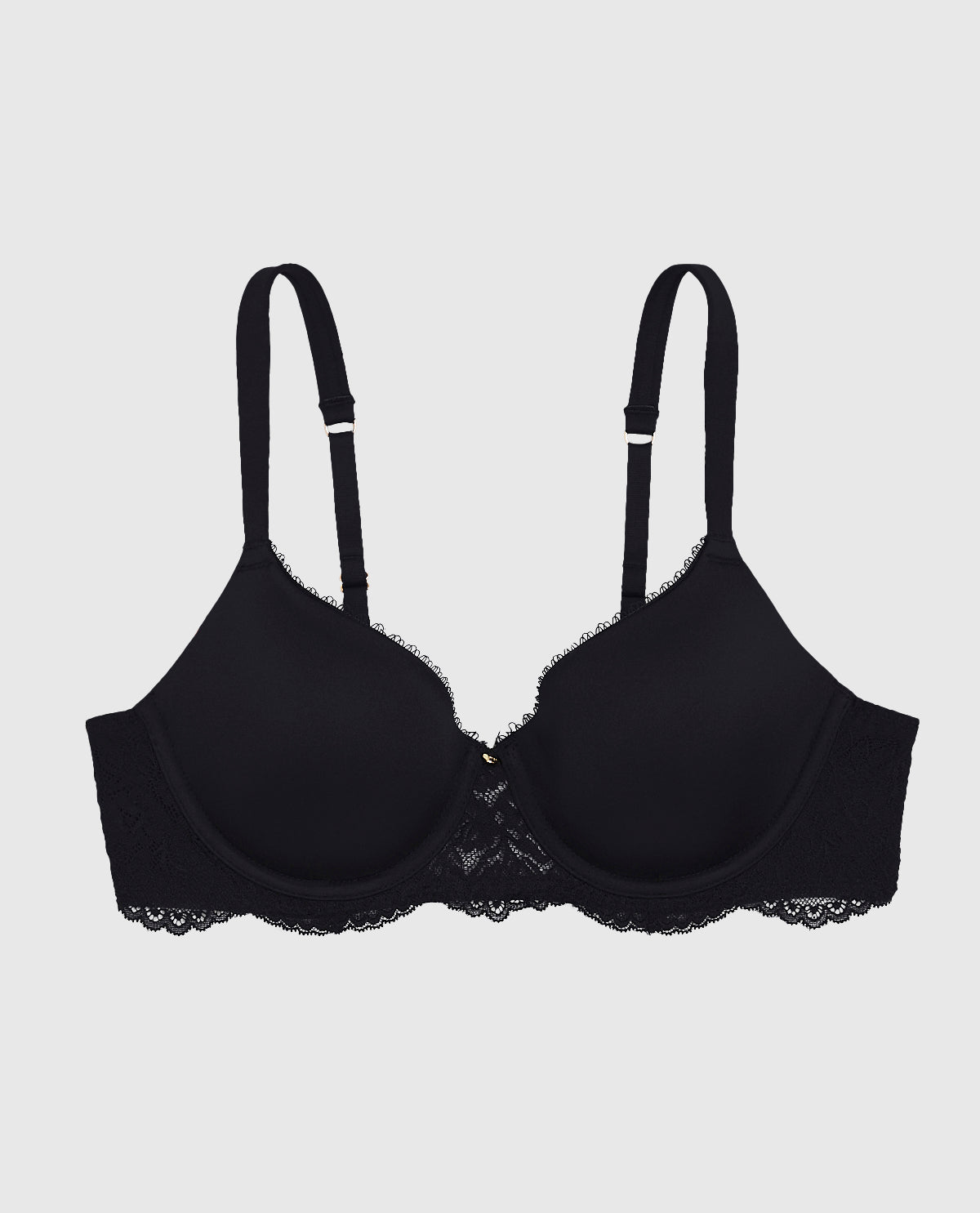 La Senza Lightly Lined Full Coverage Bra in Black