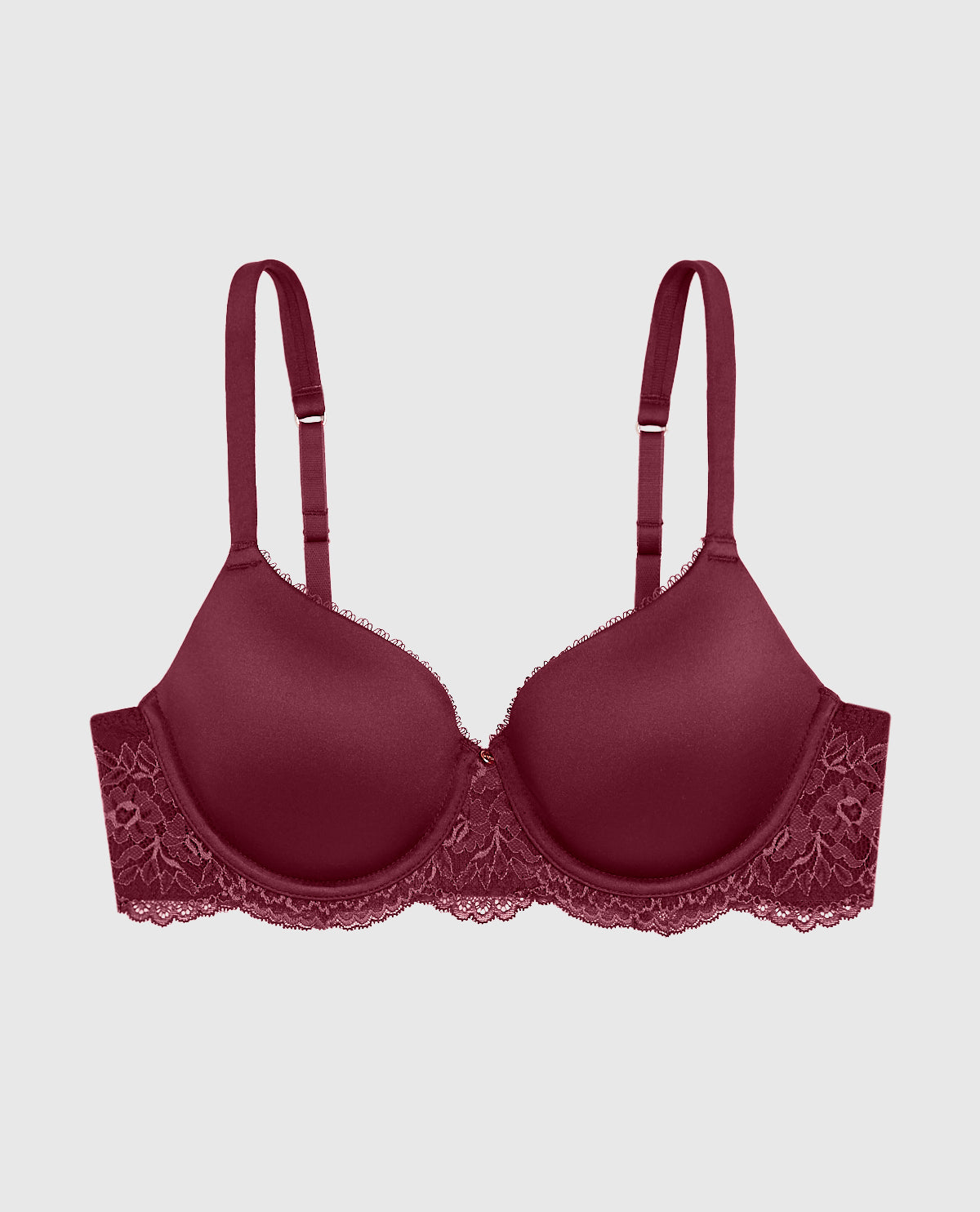 La Senza Lightly Lined Full Coverage Bra in Opulent Red