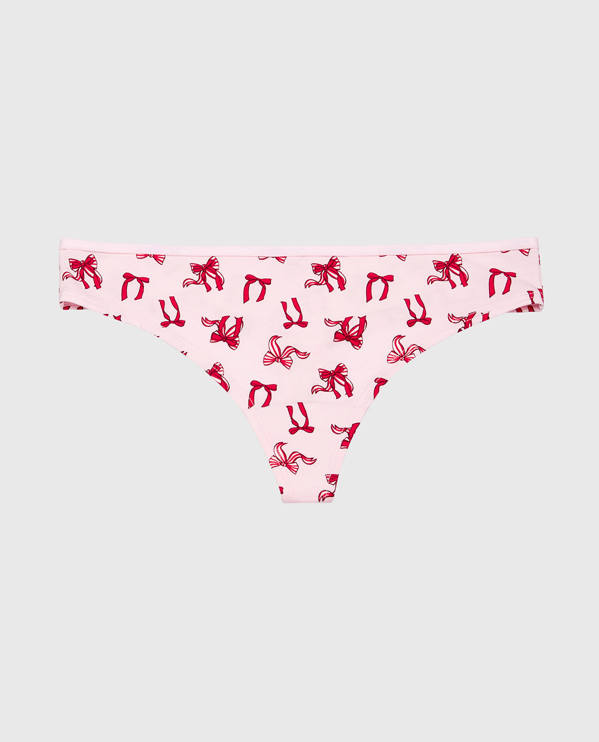 La Senza Ultrasoft Modal Cheeky Thong Panty in Sweet Bows
