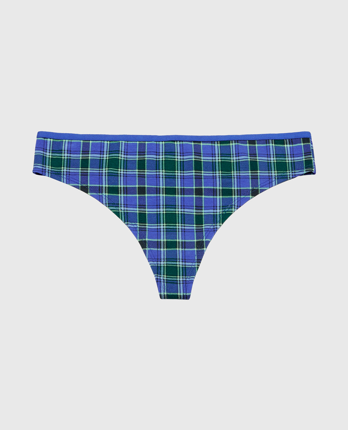 La Senza Ultrasoft Modal Cheeky Thong Panty in Soft Montreal Plaid