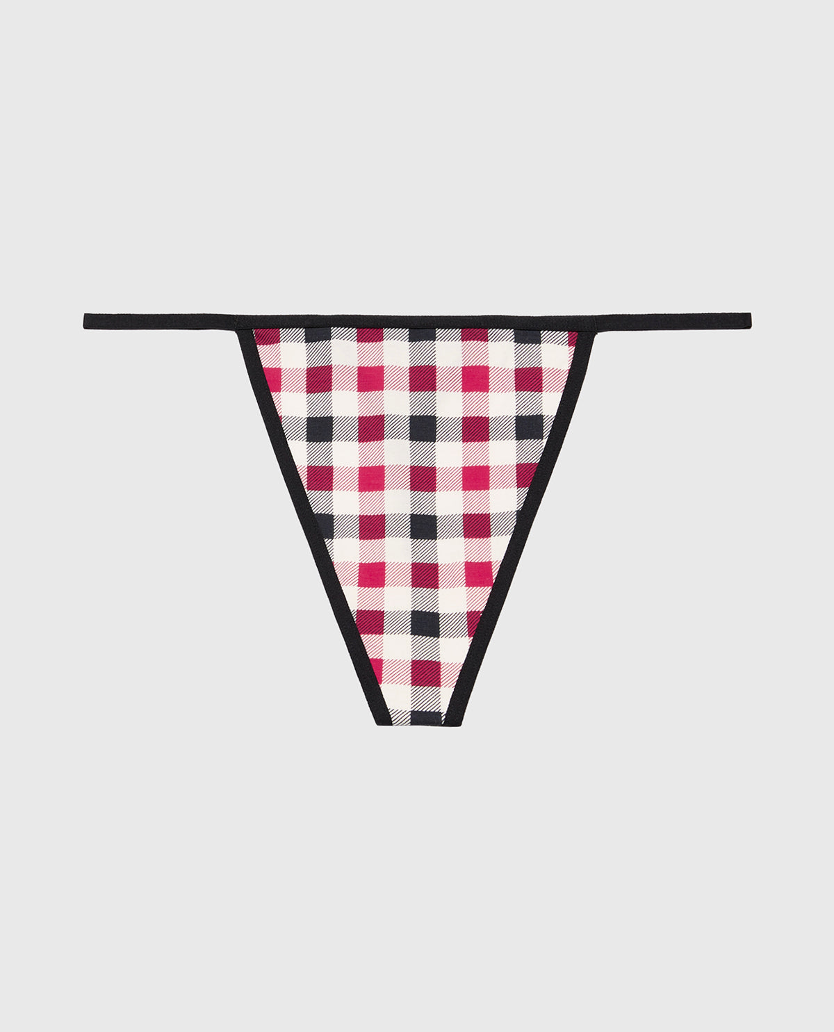La Senza Ultrasoft Modal G-String Panty in Soft Winter Gingham