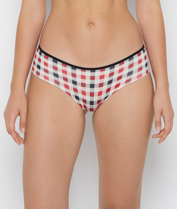 La Senza Ultrasoft Modal Hipster Panty in Soft Winter Gingham