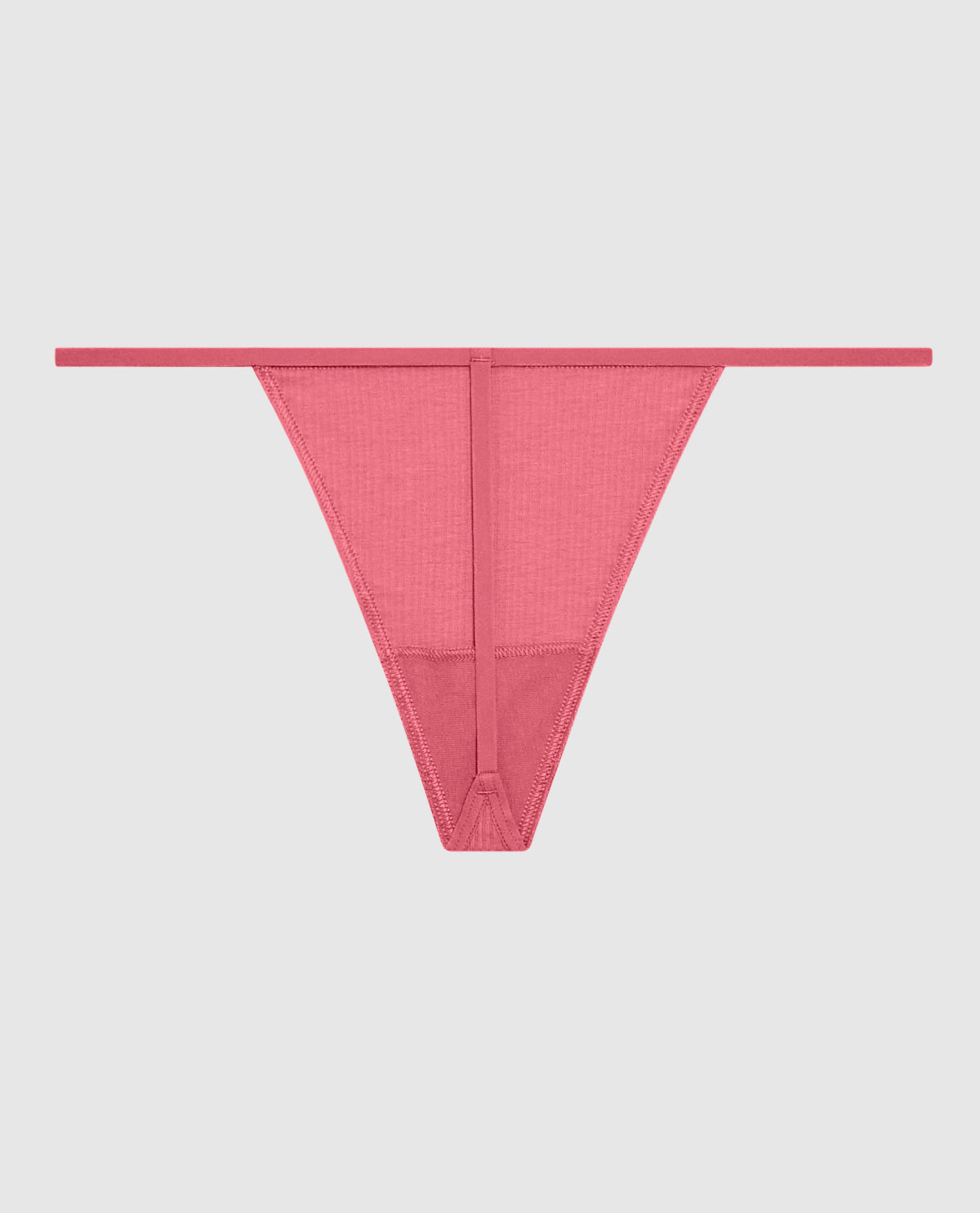 La Senza Ribbed G-String Panty in Romantic Pink