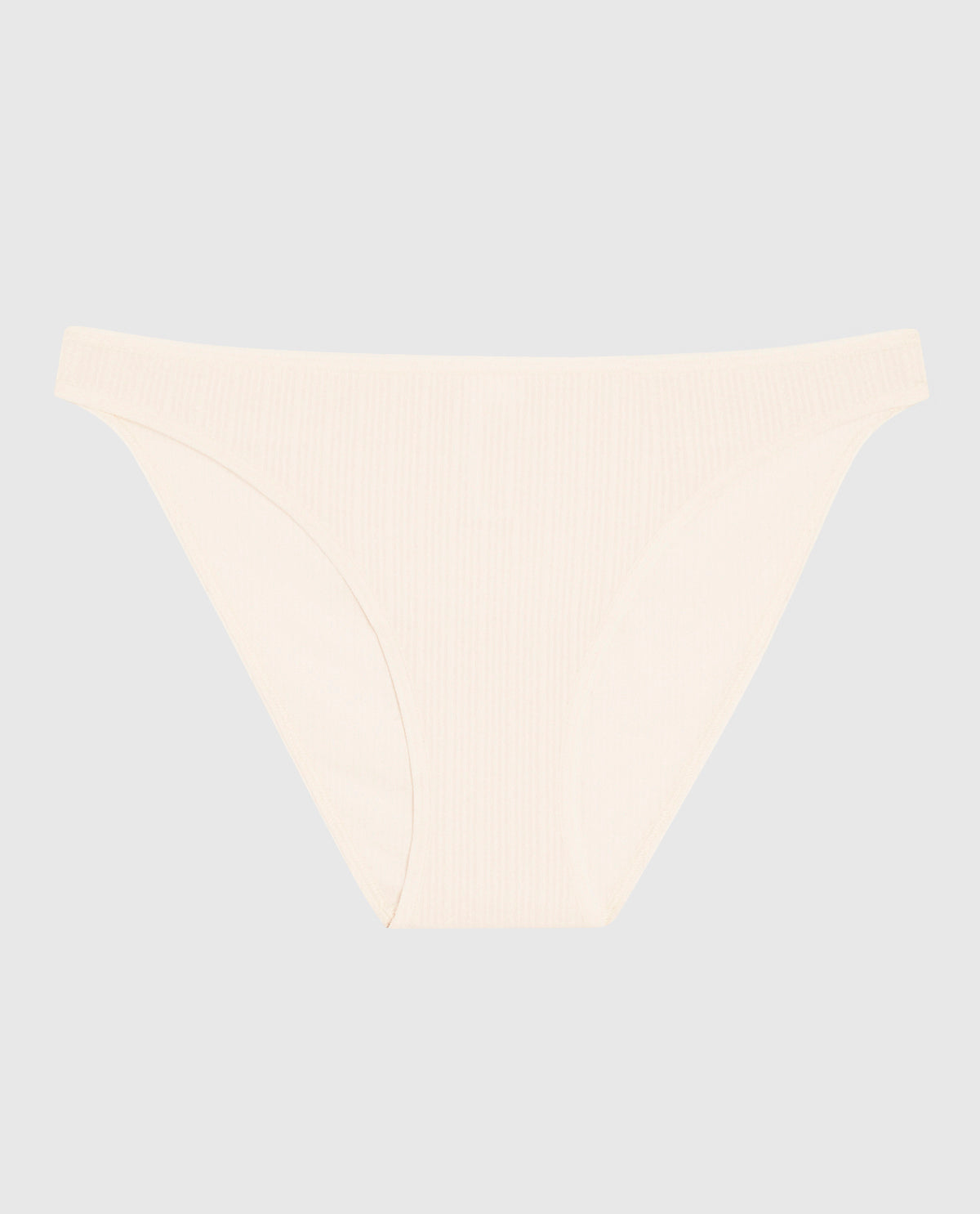 La Senza Ribbed Bikini Panty in Ivory Dawn