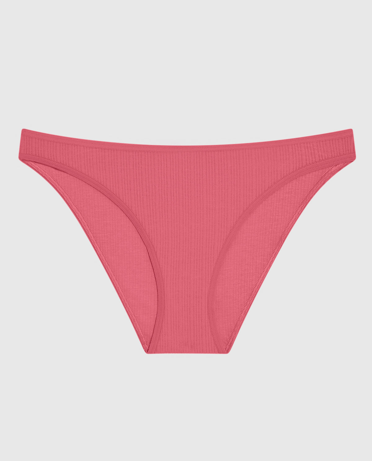 La Senza Ribbed Bikini Panty in Romantic Pink