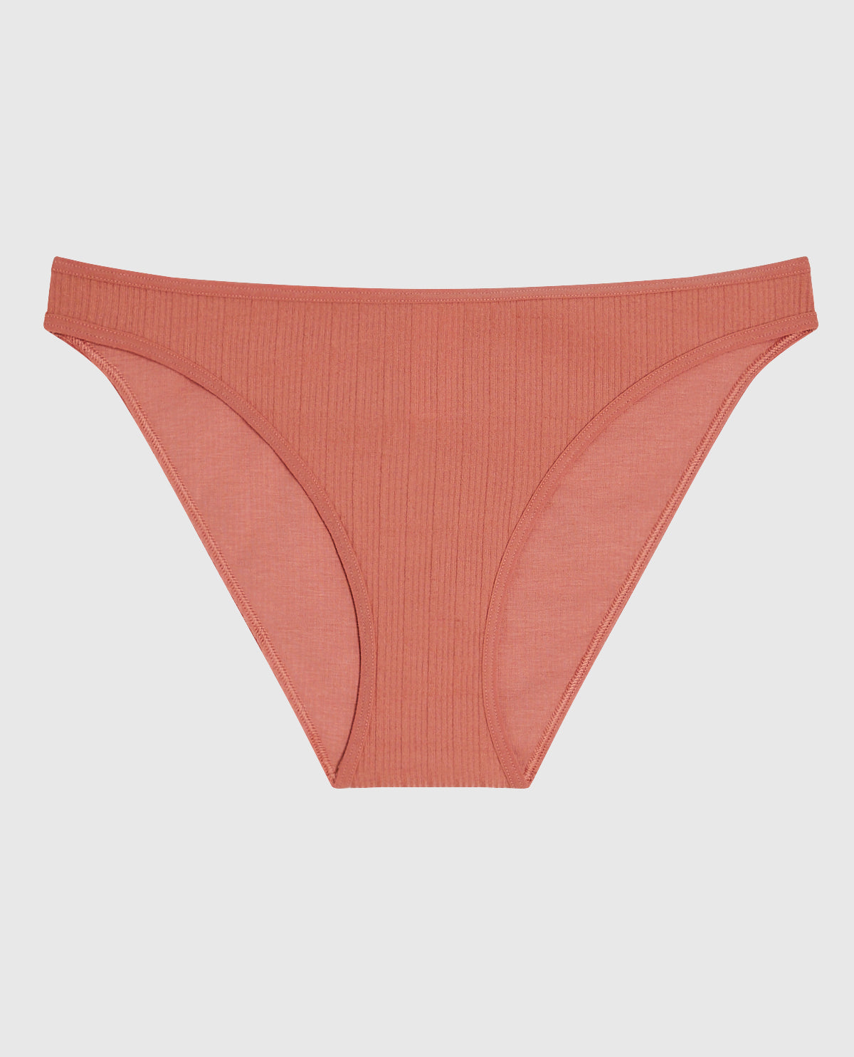 La Senza Ribbed Bikini Panty in Rosy Blush