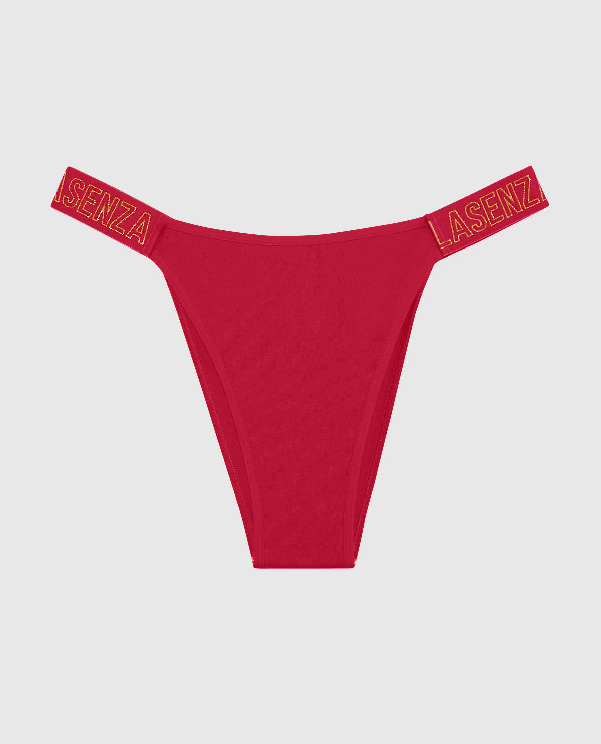 La Senza Cheeky Panty with Logo Band in Cosmo Red