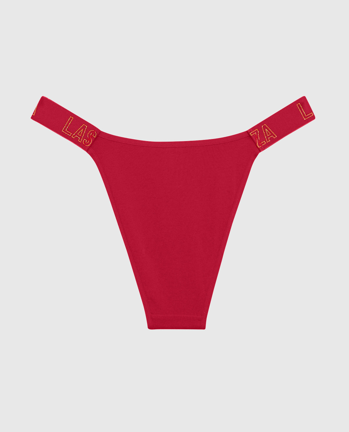 La Senza Cheeky Panty with Logo Band in Cosmo Red