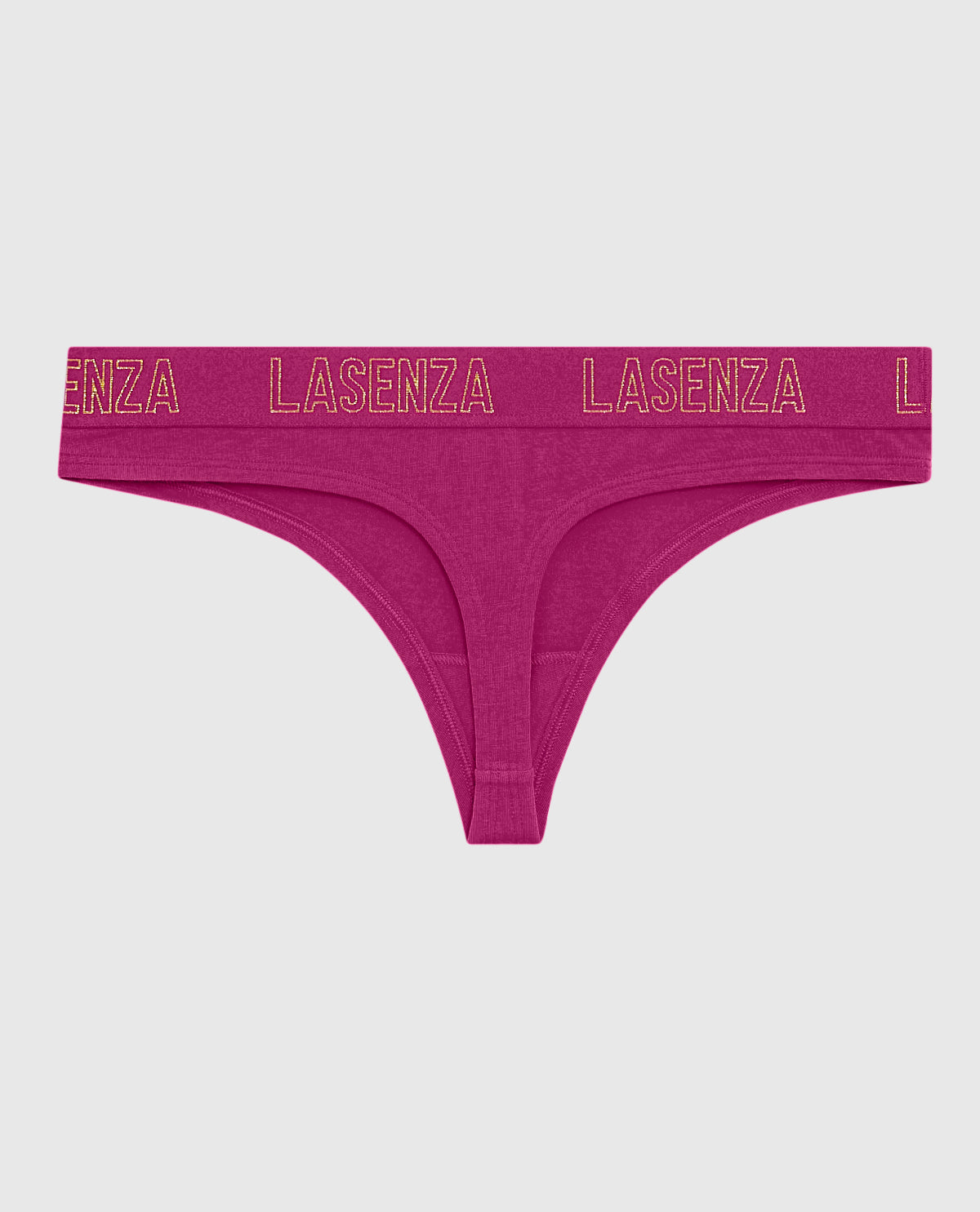 La Senza Thong Panty with Logo Band in Outrageous Pink