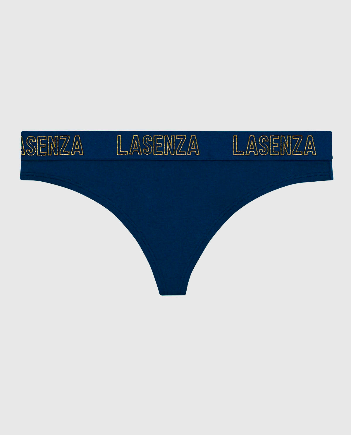 La Senza Thong Panty with Logo Band in Ocean Cavern
