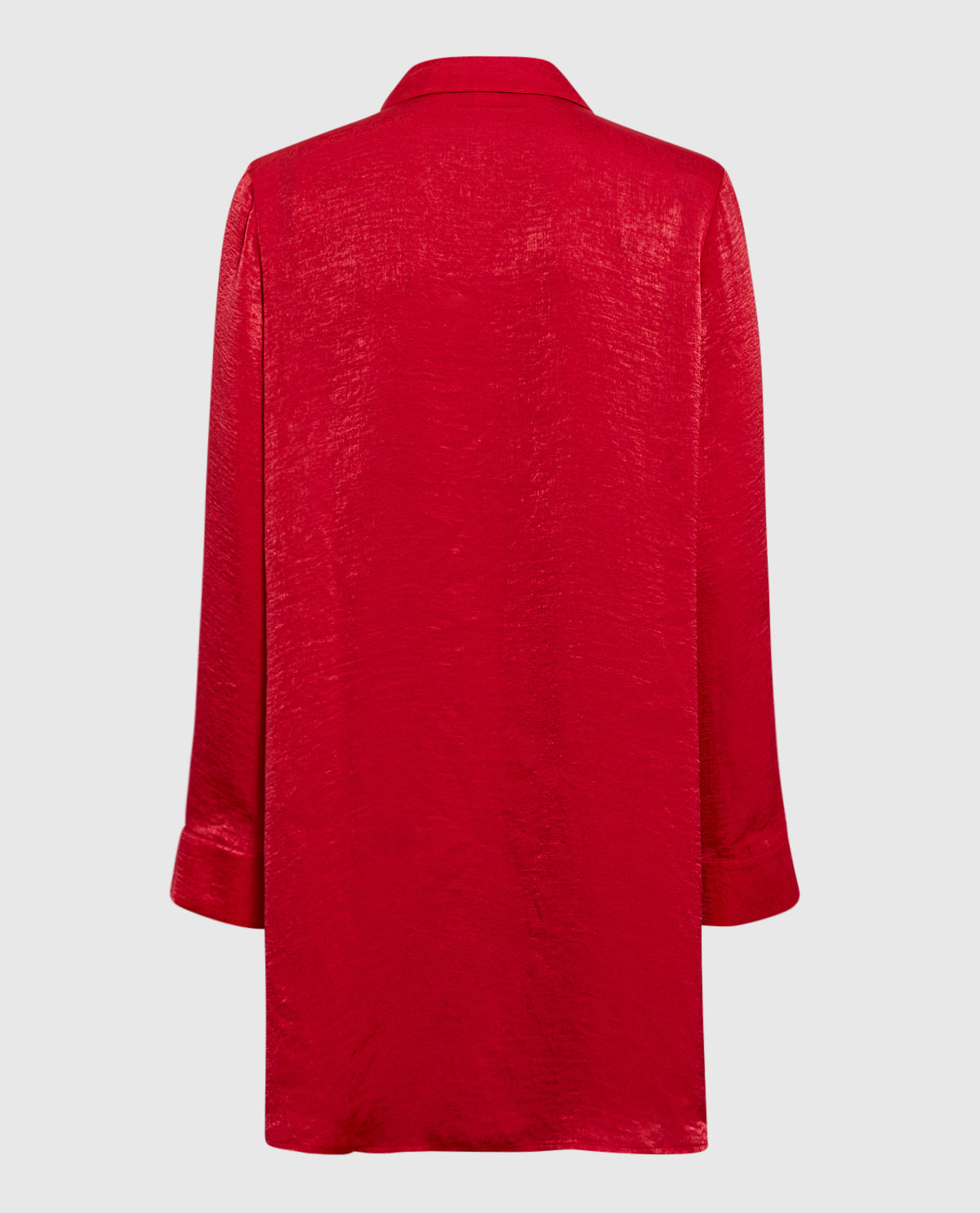 La Senza Satin Sleepshirt in Cosmo Red