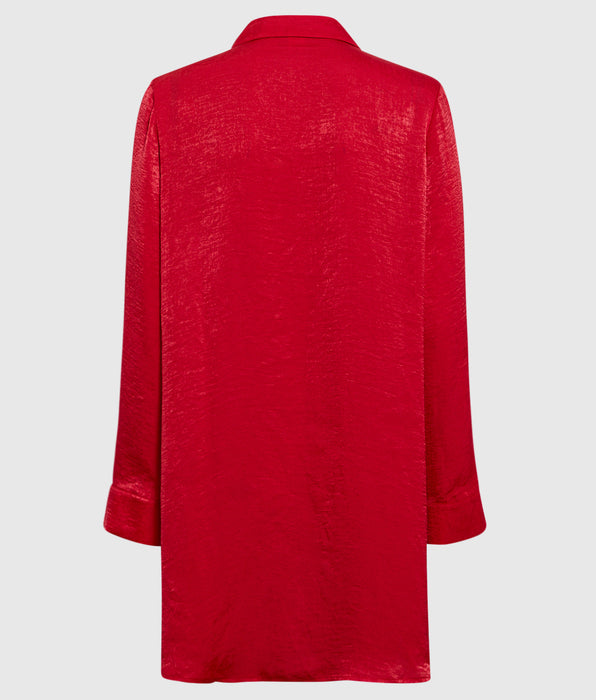 La Senza Chemise de nuit en satin rouge cosmo