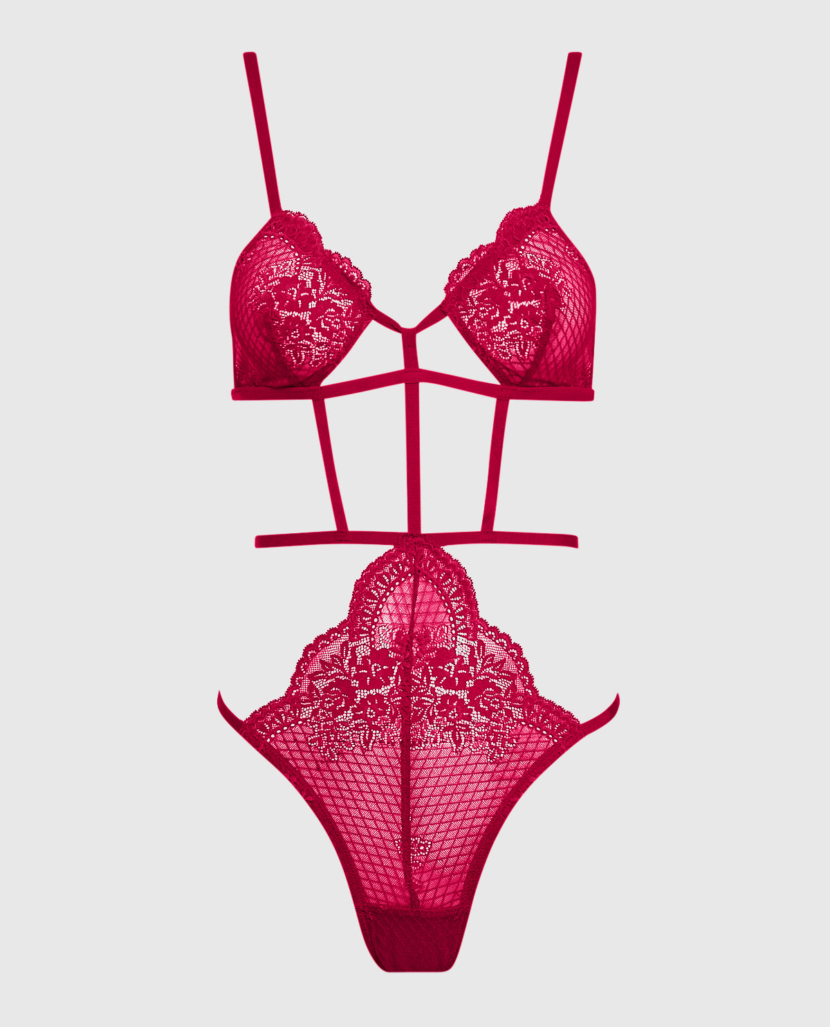 Barely there Bodysuit in Cosmo Red | La Senza Barely there Bodysuit in Cosmo Red | La Senza