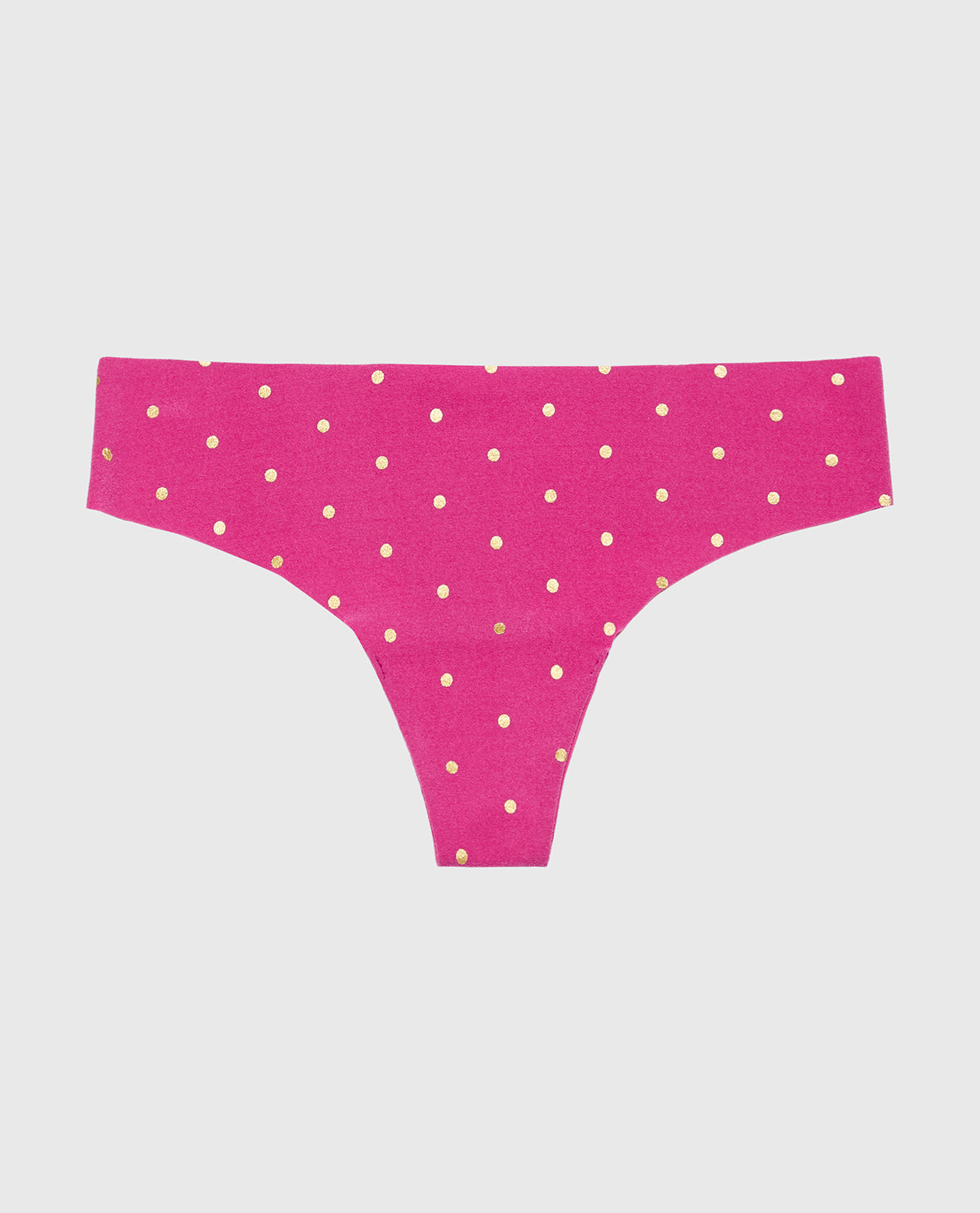 La Senza Tanga No Show métallique à pois