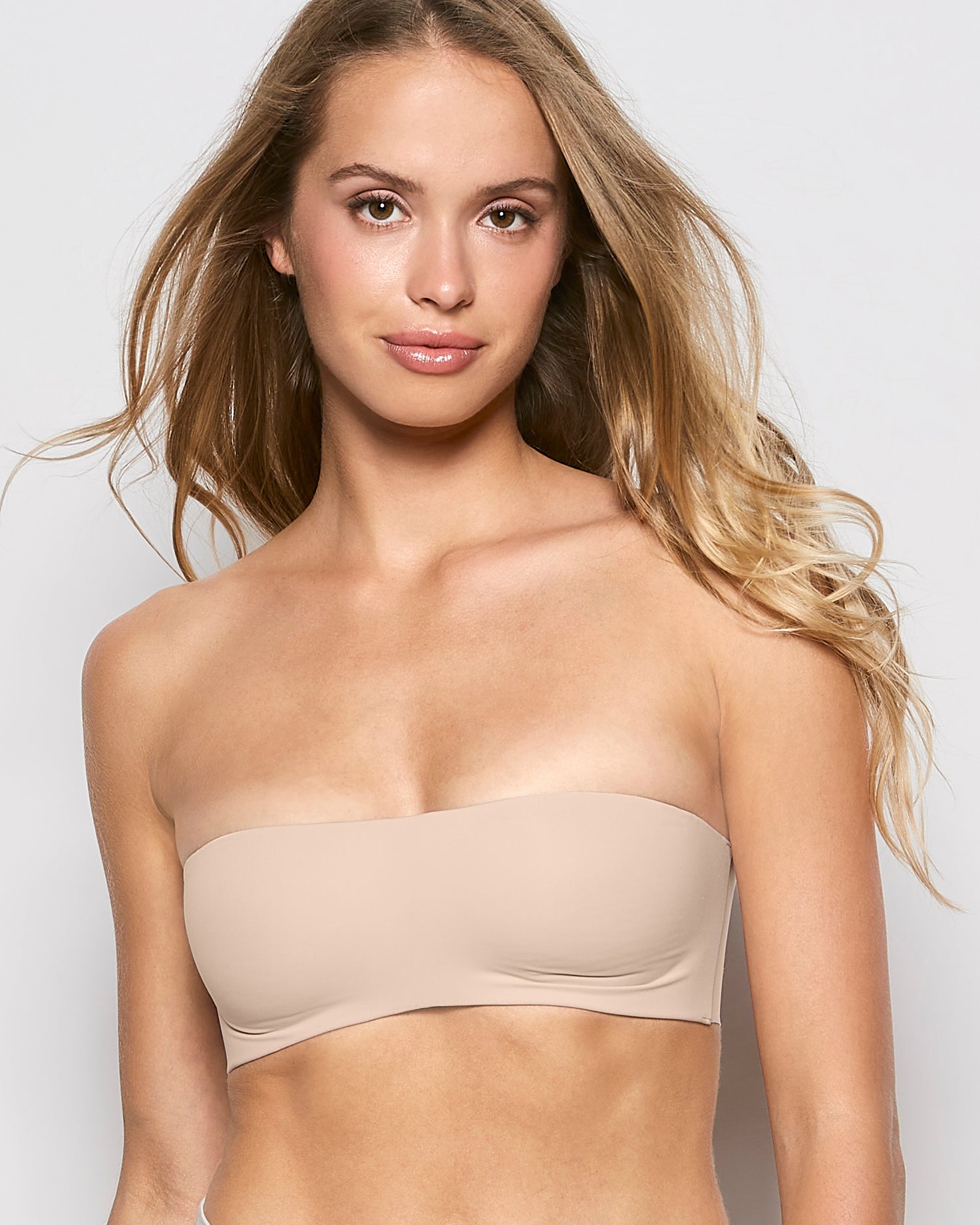 La Senza Strapless Wireless Bra in Rosetan