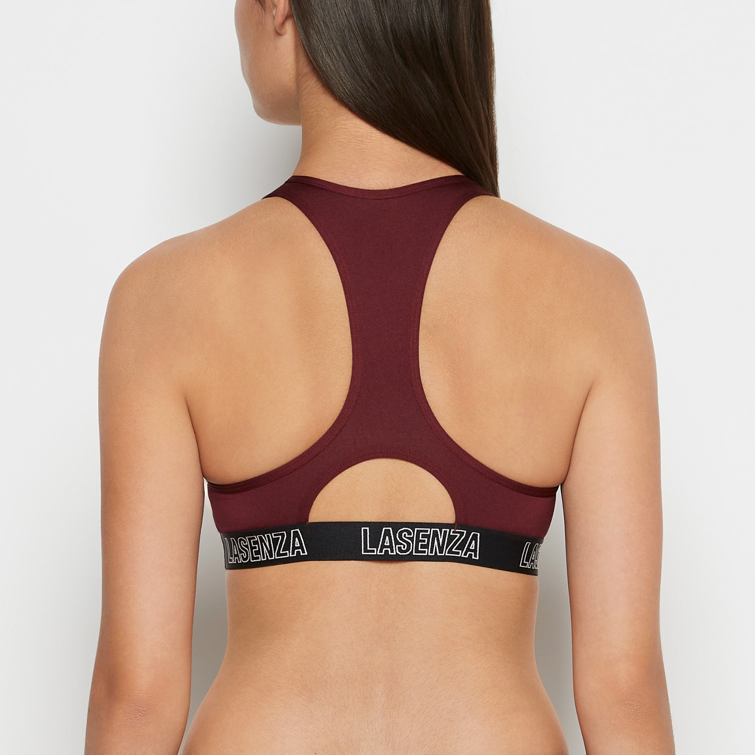 La Senza Low Impact Sports Bra with Logo in Russian Ruby