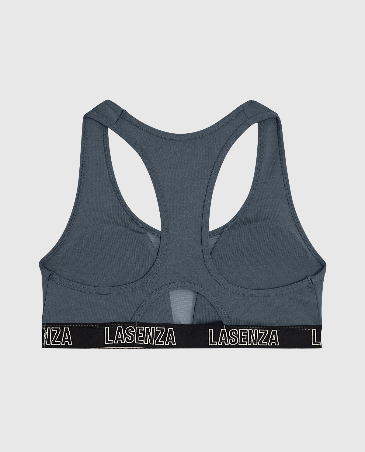 La Senza Low Impact Logo Sports Bra in Stormy Weather