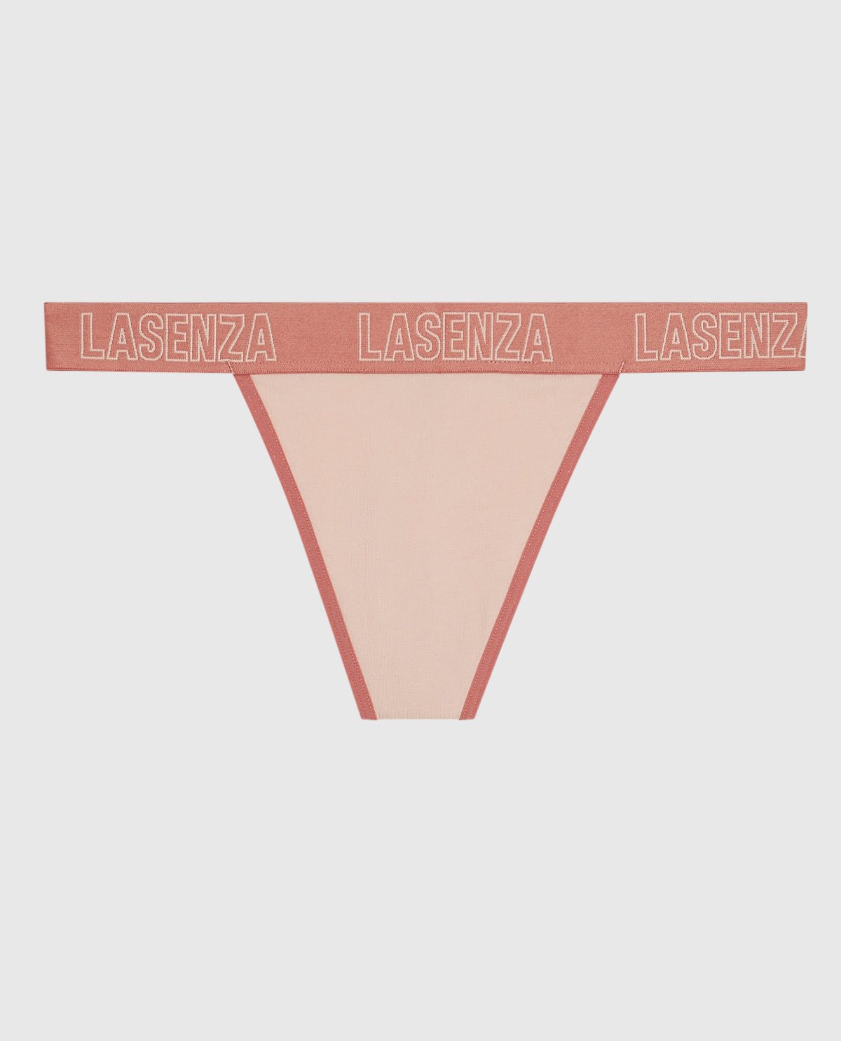 La Senza G-String Logo Panty in Peaceful Peach