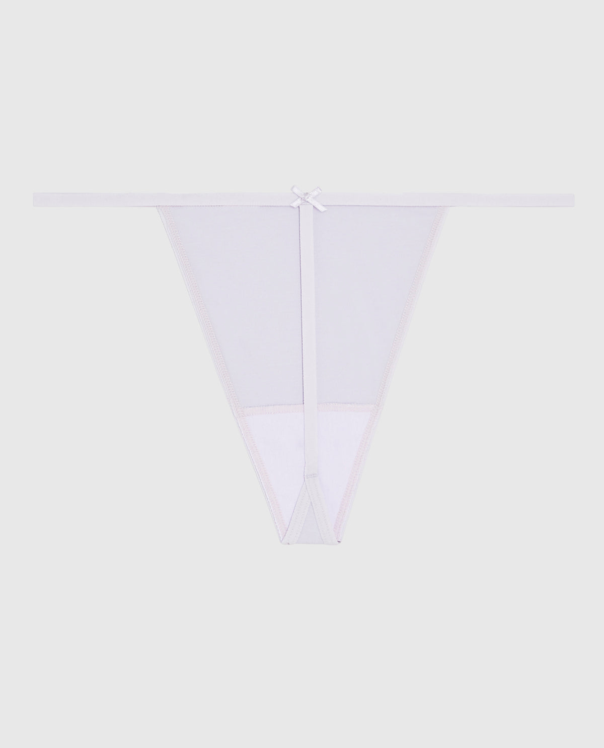 La Senza G-String Panty with Bow in Lavender Cake