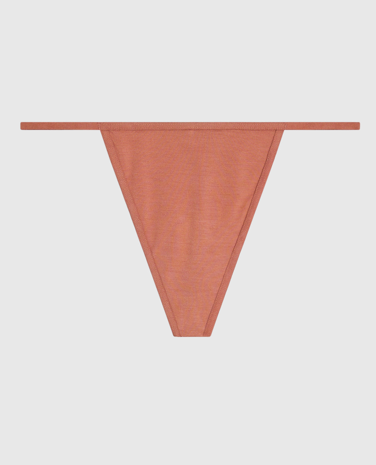 La Senza G-String Panty with Bow in Rosy Blush