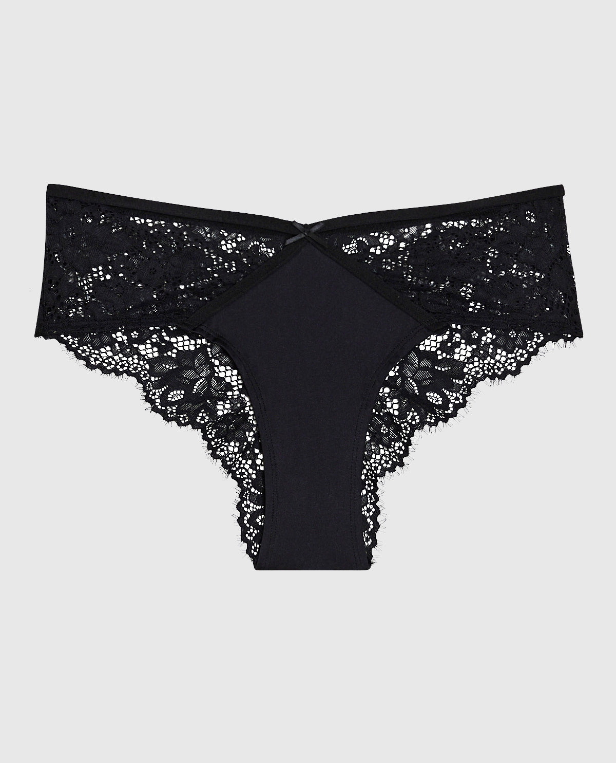 La Senza Lace Cheeky Panty in Black
