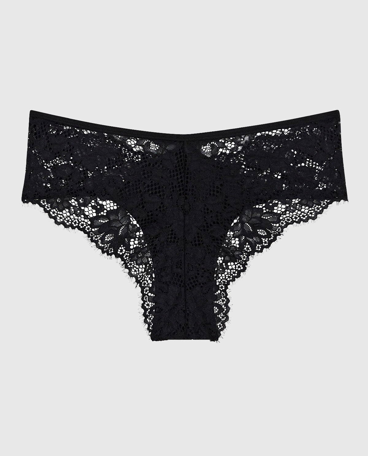 La Senza Lace Cheeky Panty in Black