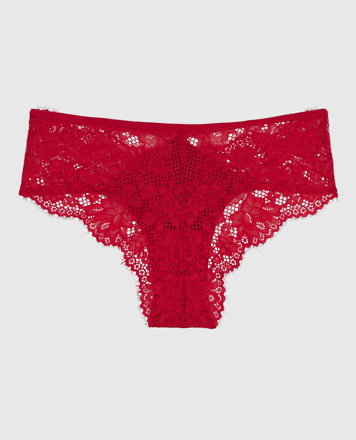La Senza Lace Cheeky Panty in Cosmo Red