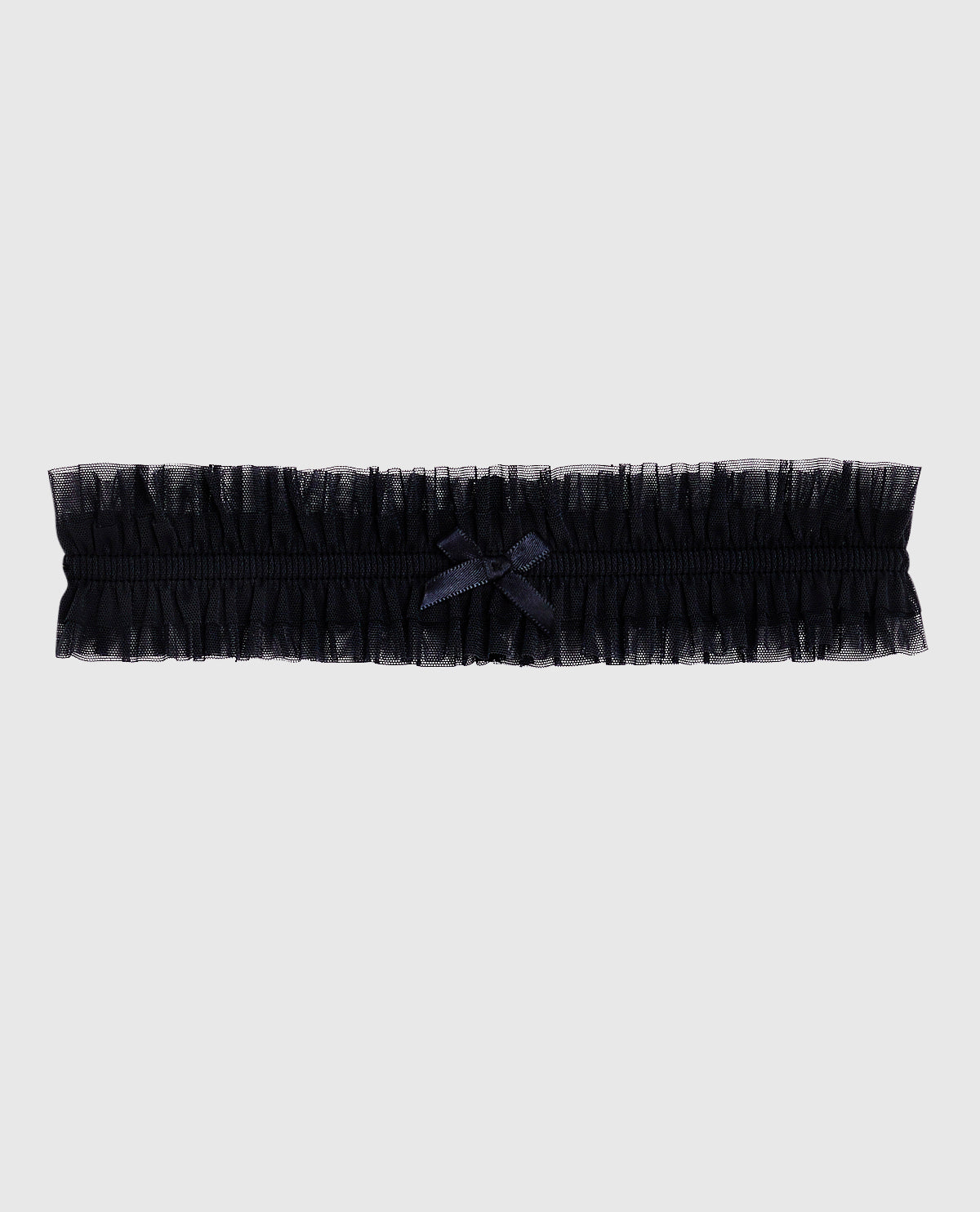 La Senza Ruffle Thigh Garter in Black