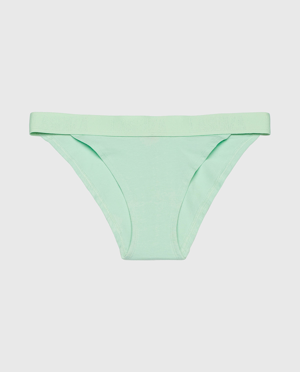 La Senza Cheeky Panty with Logo Band in Mist Green