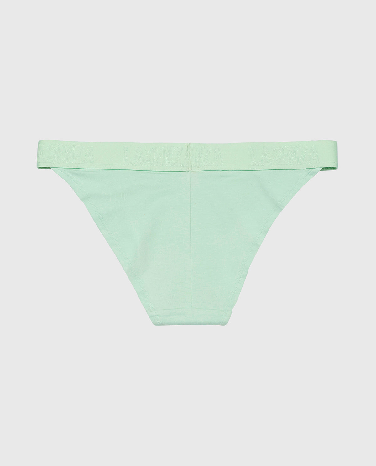 La Senza Cheeky Panty with Logo Band in Mist Green