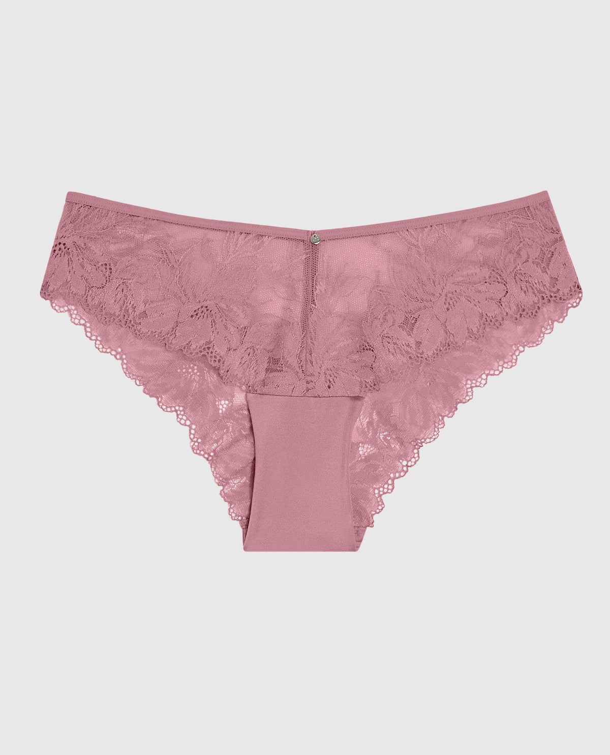 La Senza Lace Cheeky Panty in Sheer Mauve