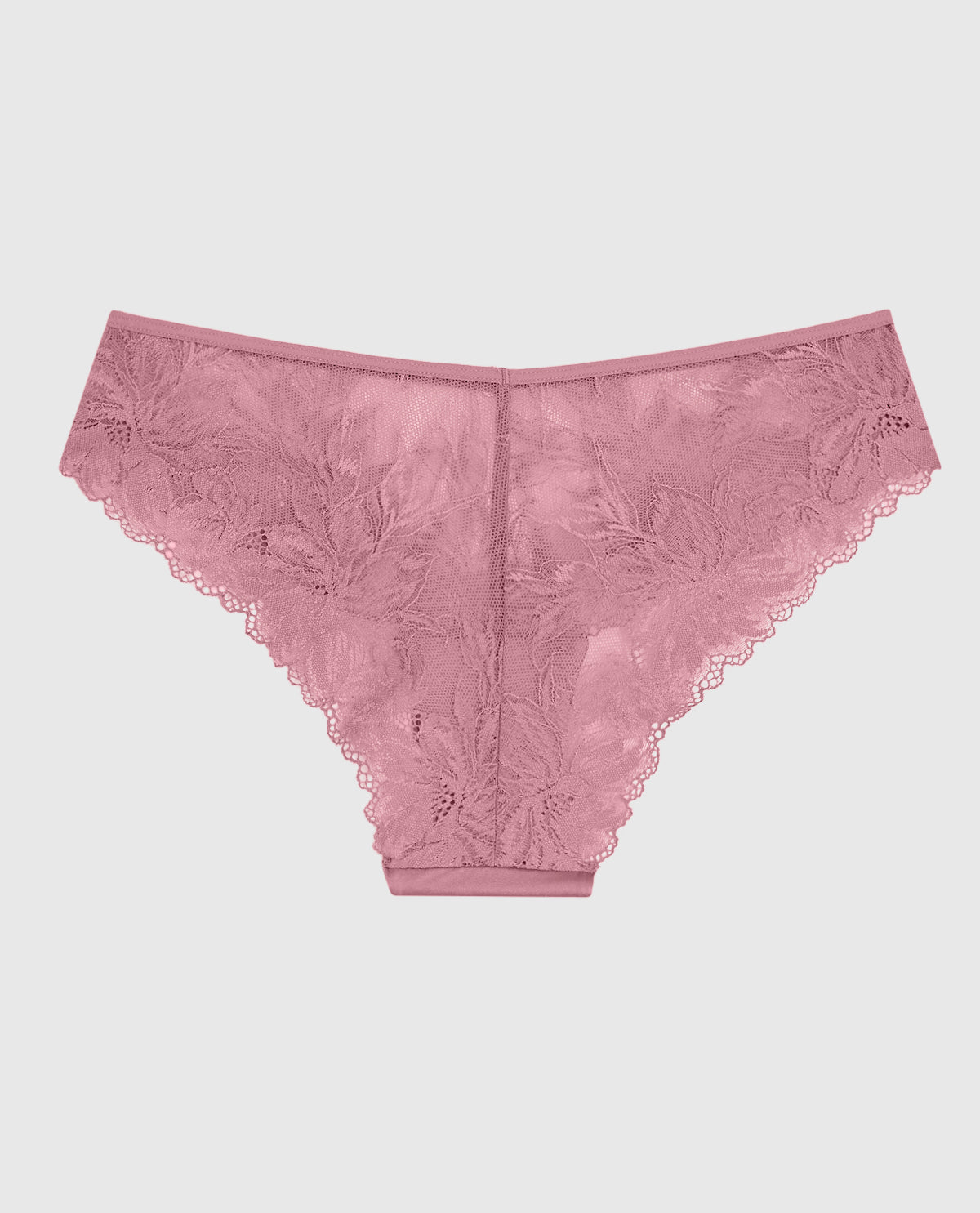 La Senza Lace Cheeky Panty in Sheer Mauve