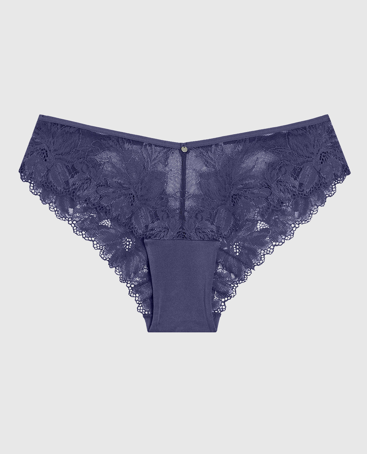 La Senza Lace Cheeky Panty in Dusk Blue