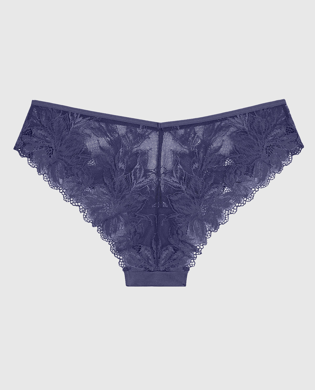 La Senza Lace Cheeky Panty in Dusk Blue