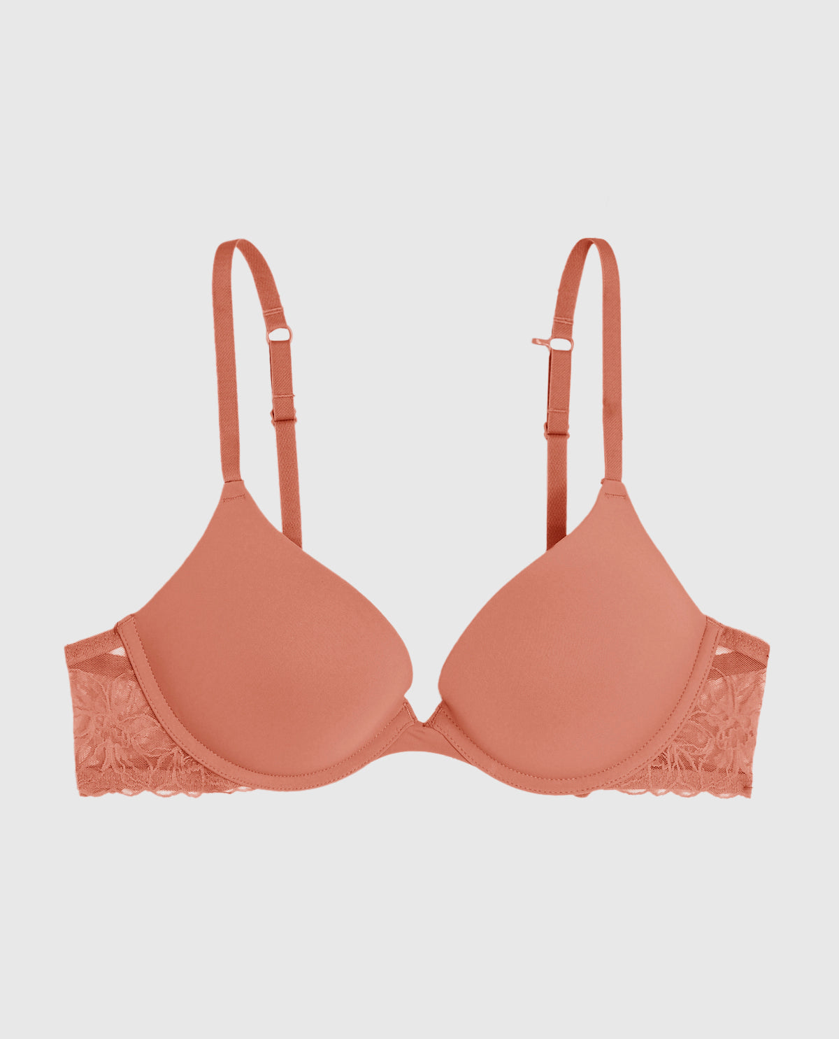 La Senza Push Up Bra with Lace Wing in Rosy Blush