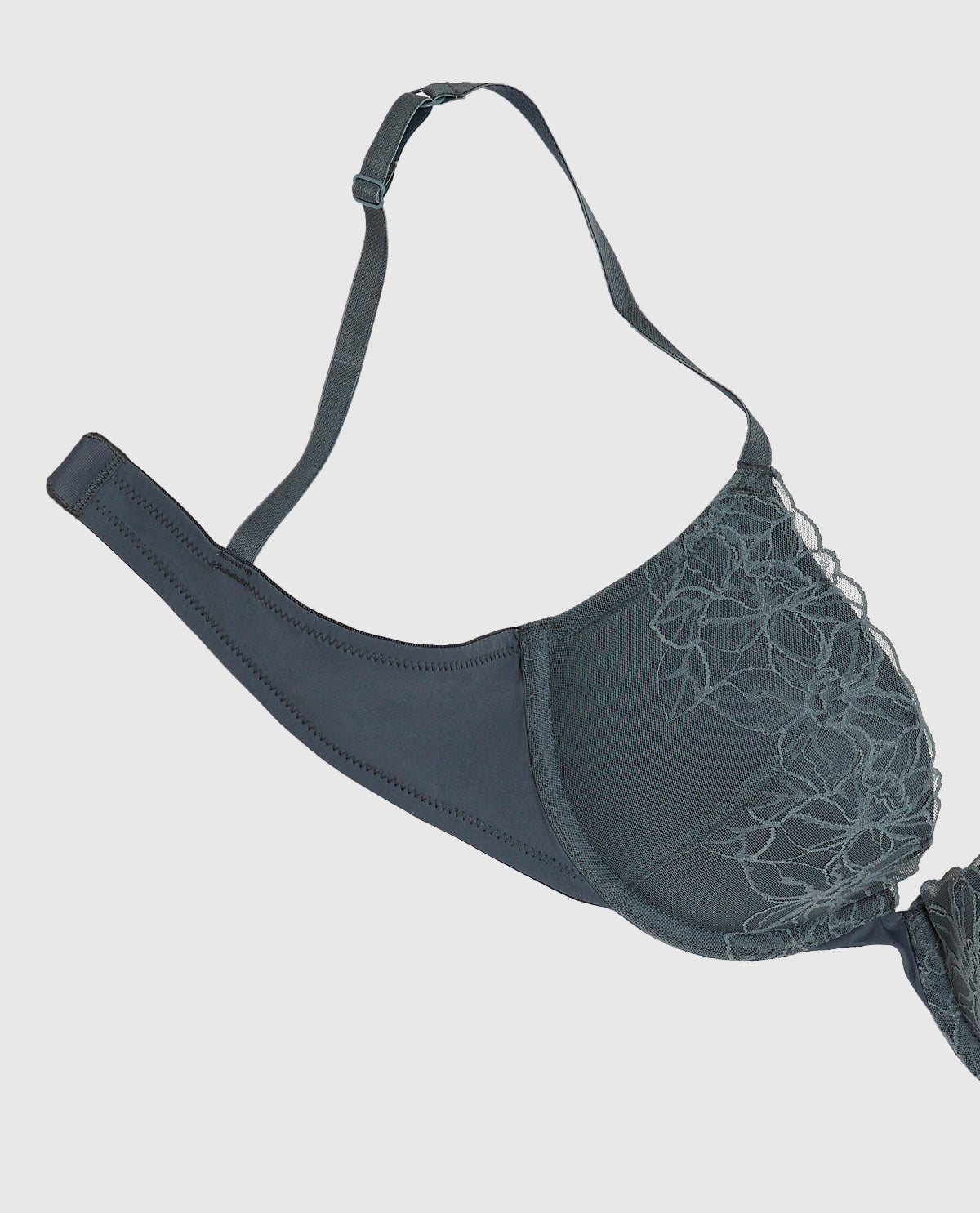 La Senza Lace Push Up Bra in Stormy Weather