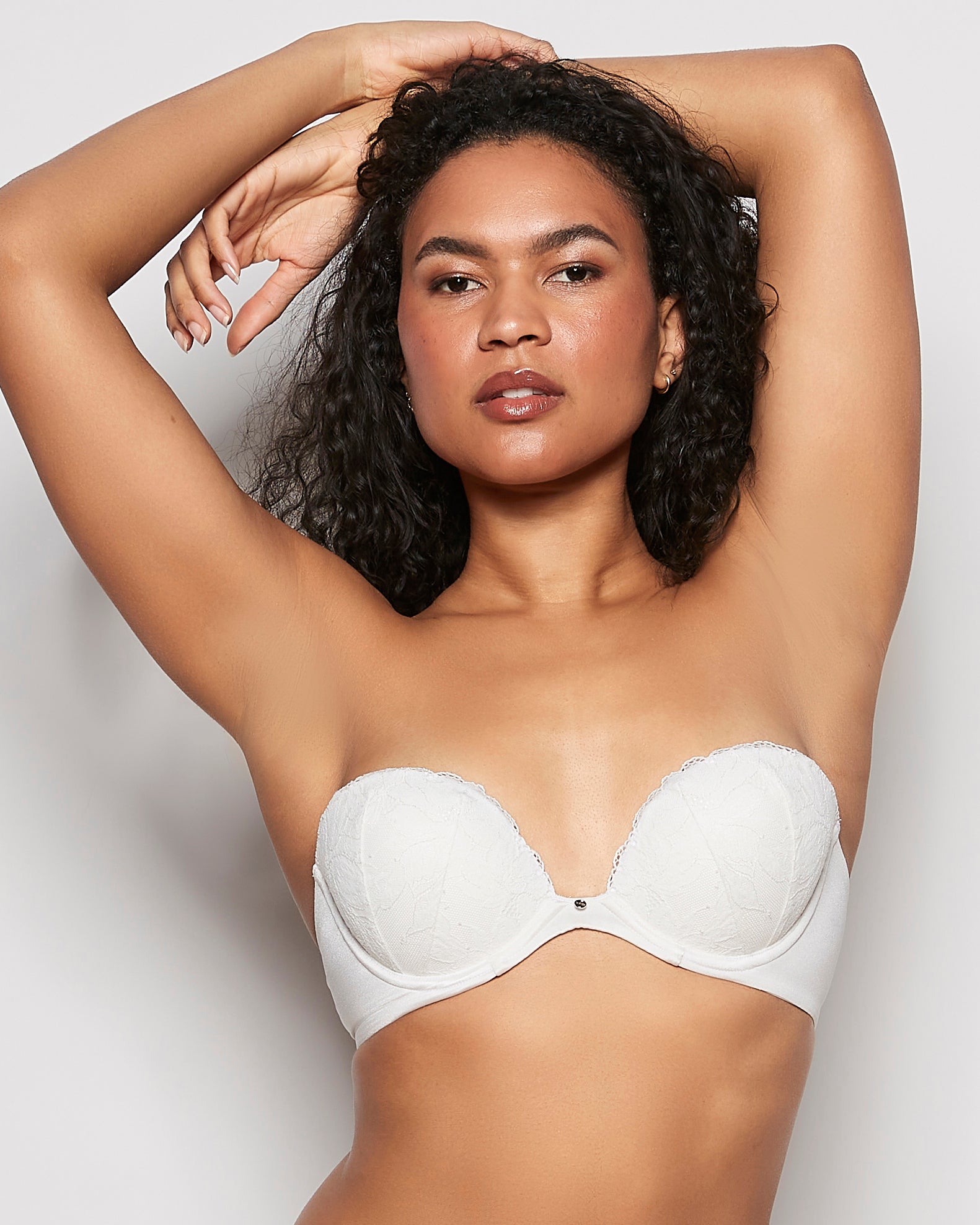 La Senza Strapless Push Up Bra in Ivory
