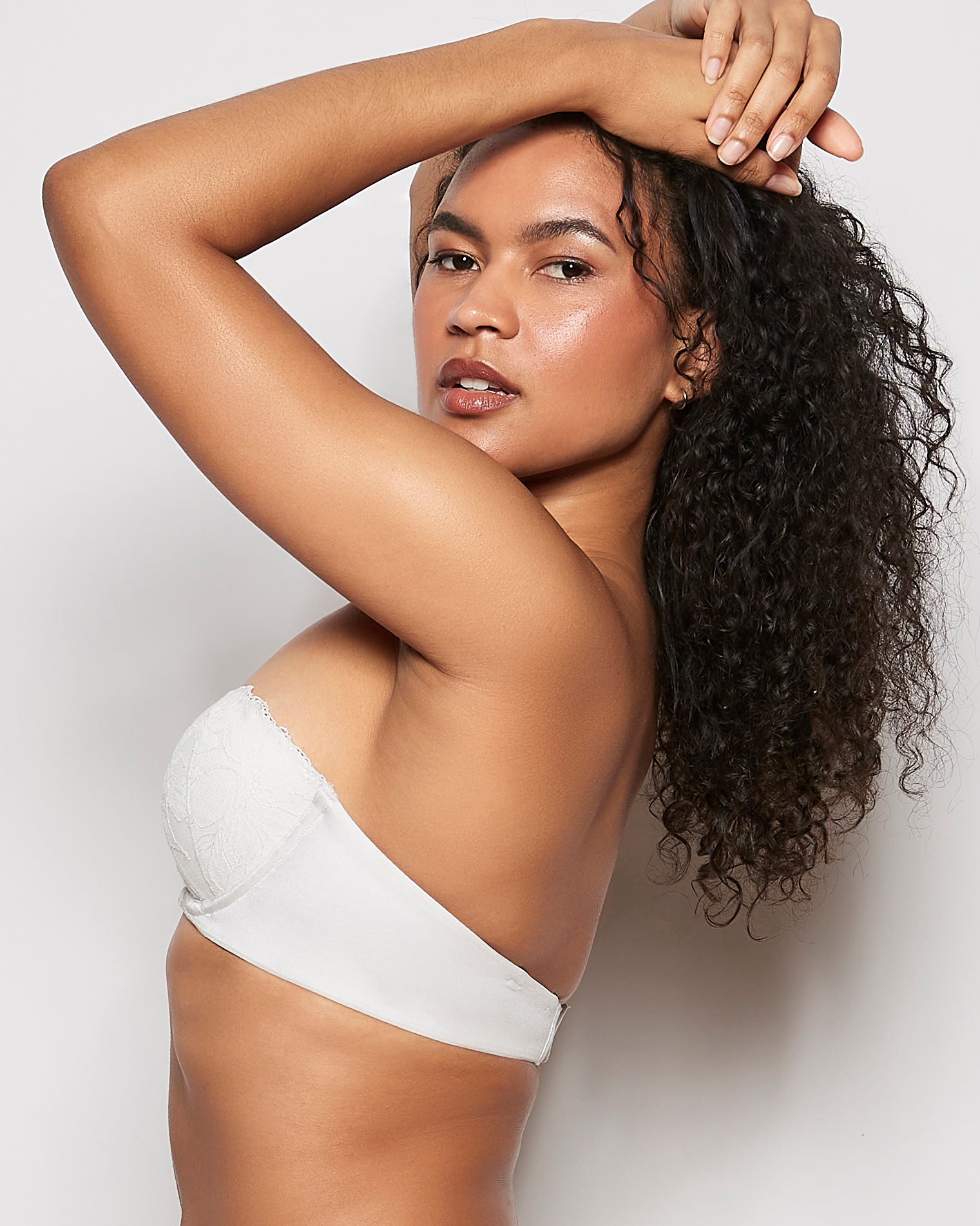 La Senza Strapless Push Up Bra in Ivory