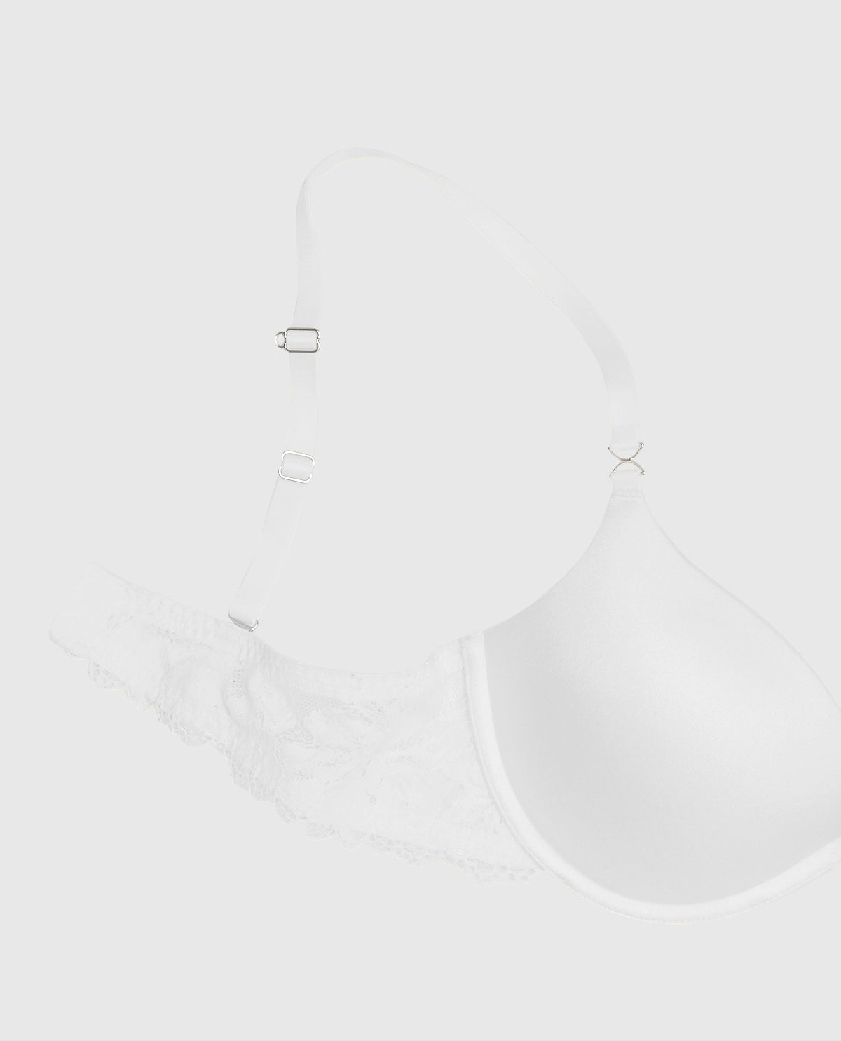 La Senza Hello Sugar Push Up Bra with Lace Wing in Ivory