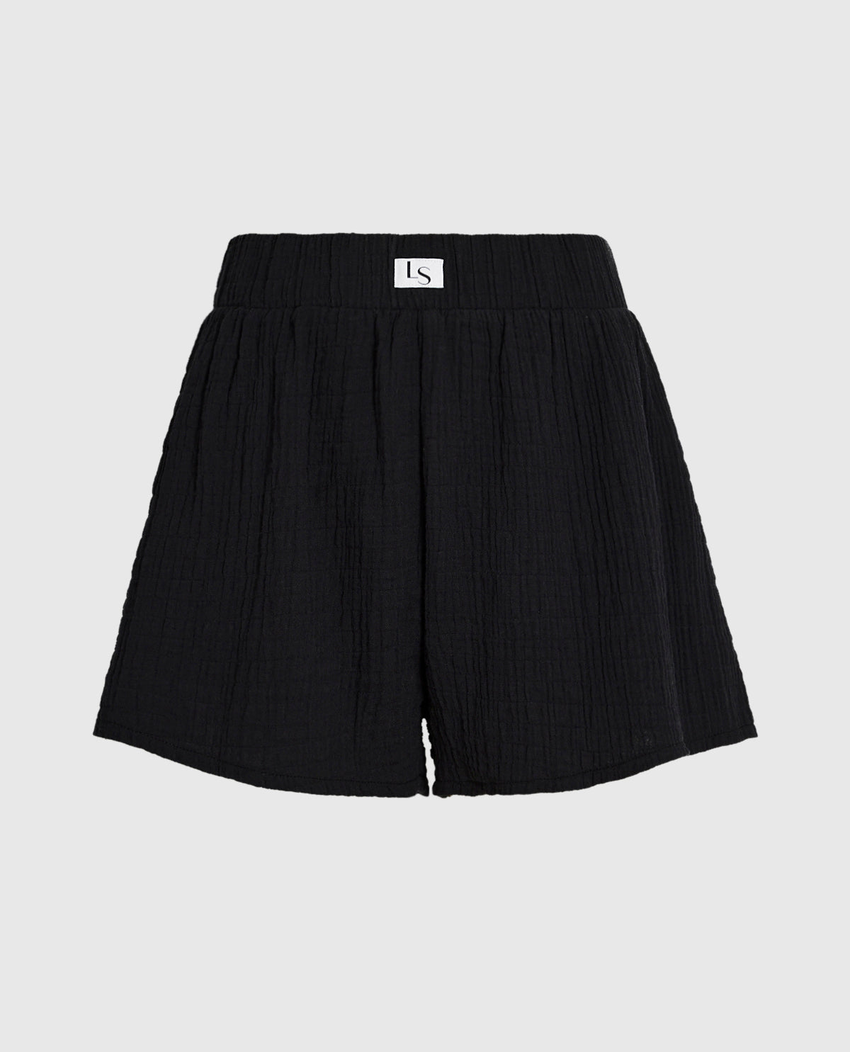 La Senza Textured Sleep Short in Black