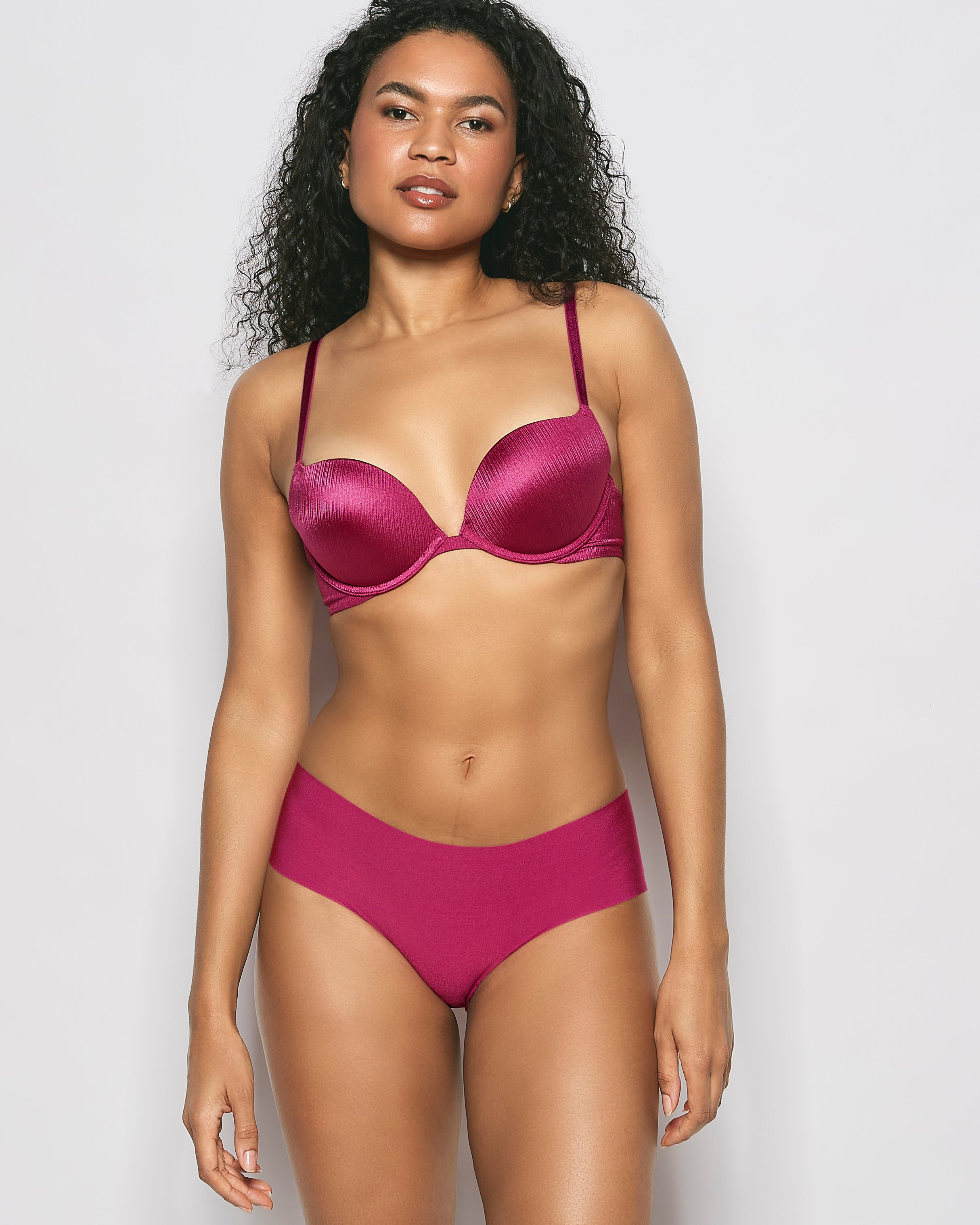 La Senza Culotte taille basse No Show rouge électrique