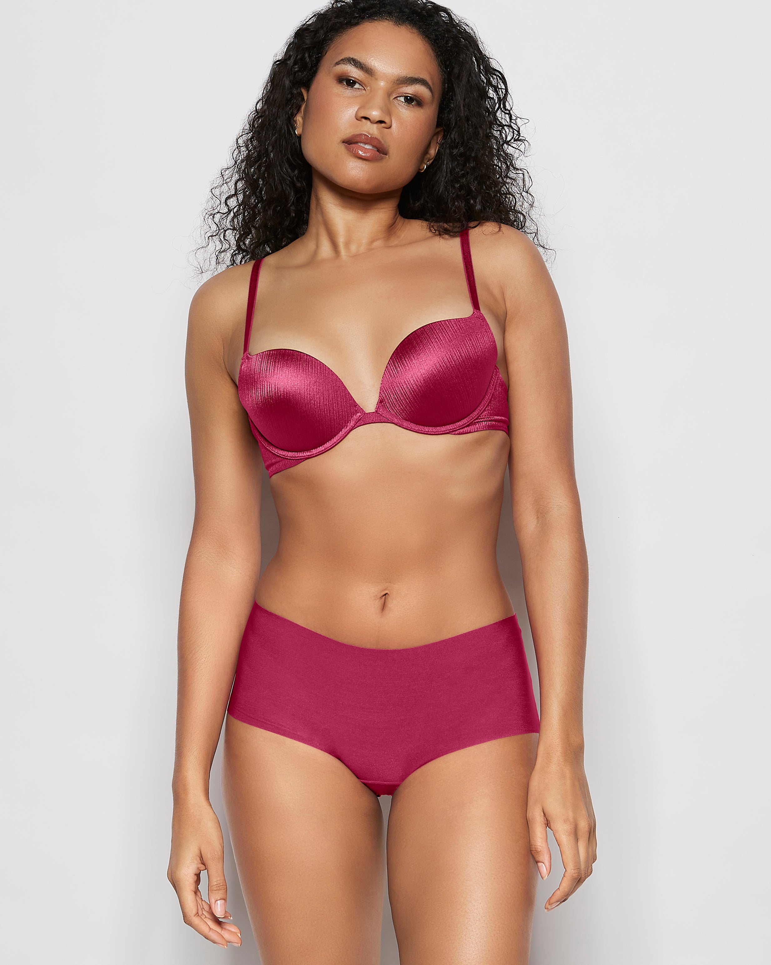 La Senza Culotte garçonne No Show rouge électrique