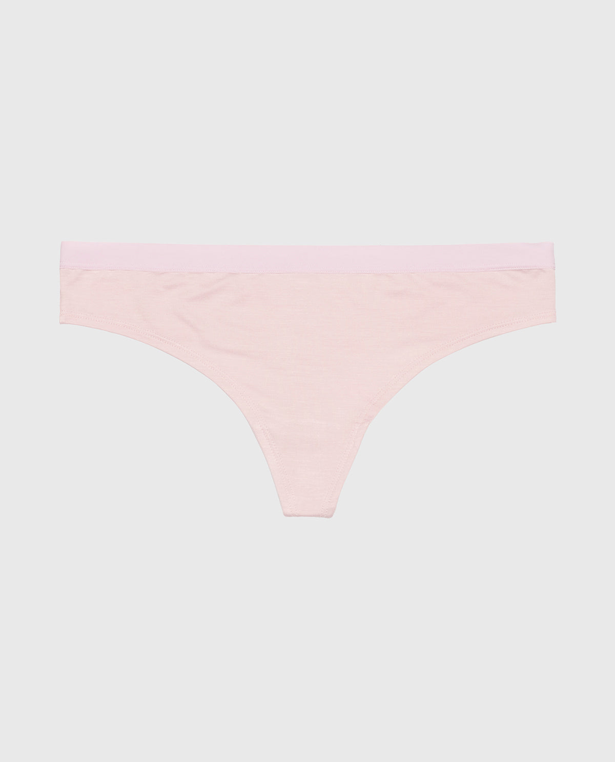 La Senza Thong Panty with Vanishing Trim in Iced Lilac