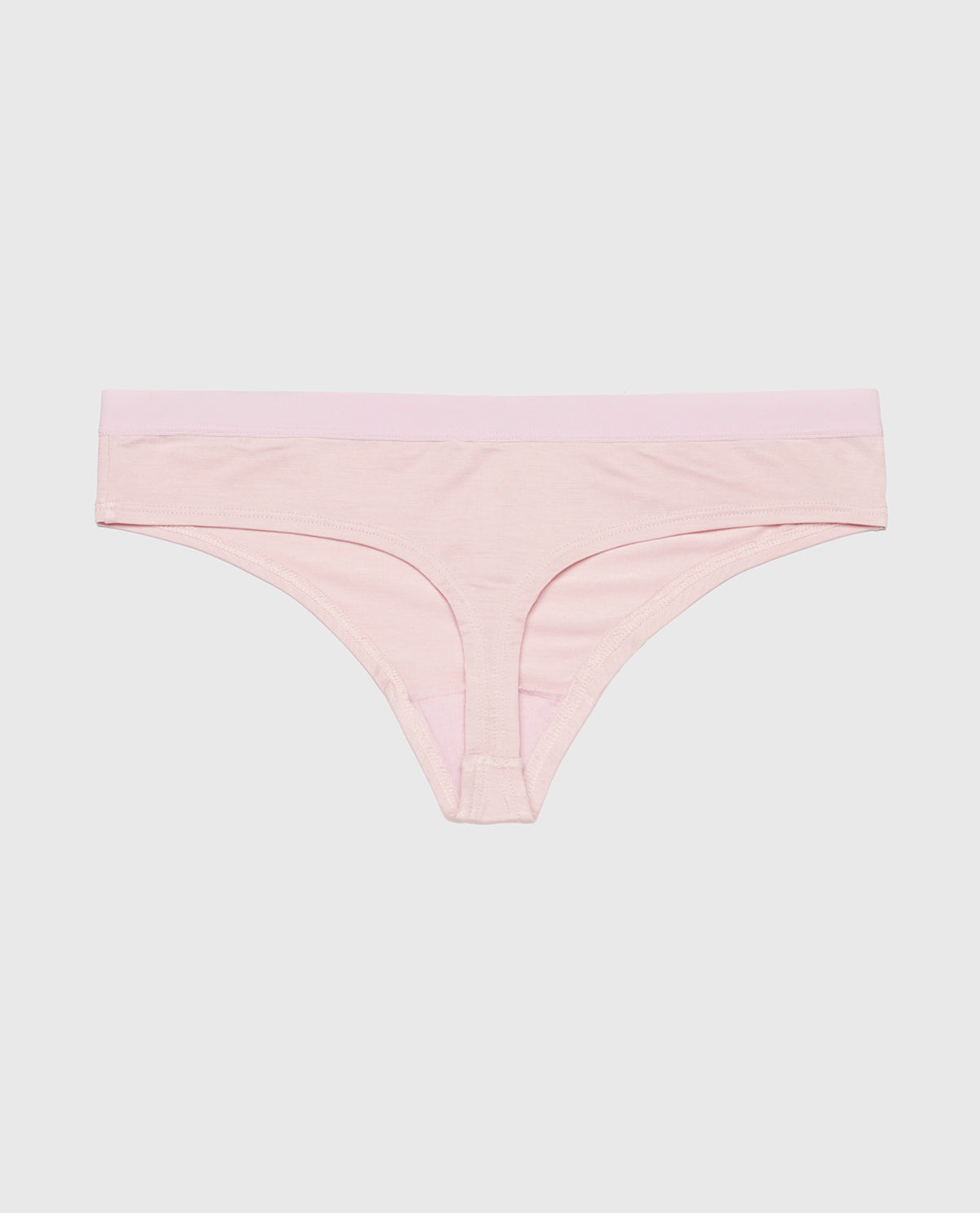 La Senza Thong Panty with Vanishing Trim in Iced Lilac