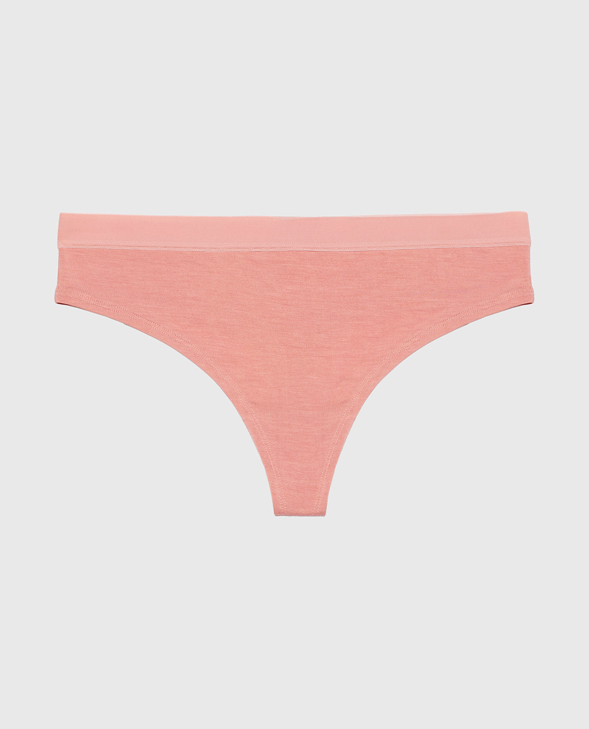 La Senza Thong Panty With Vanishing Trim in Old Rose
