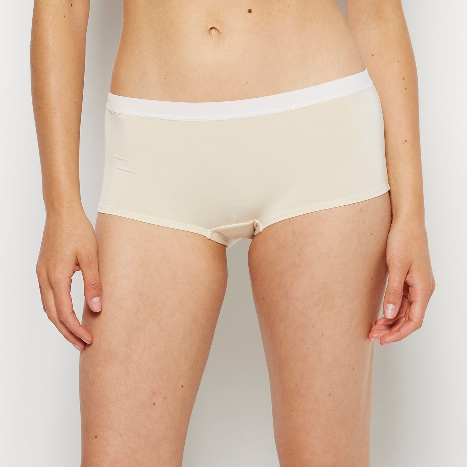 La Senza Boyshort Panty in Pearled Ivory